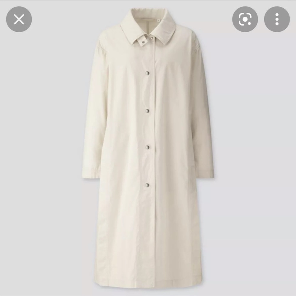 Uniqlo U Lemaire light long coat size s